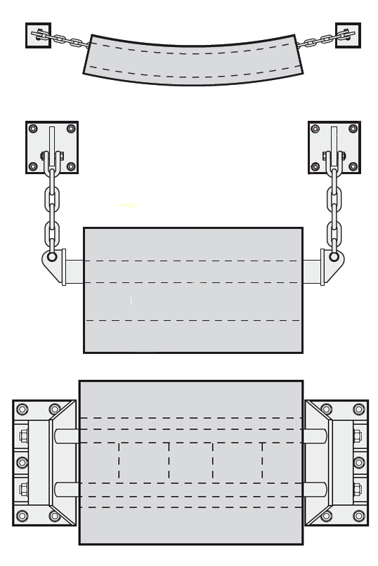 cylindrical rubber fenders