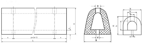 D type rubber fenders